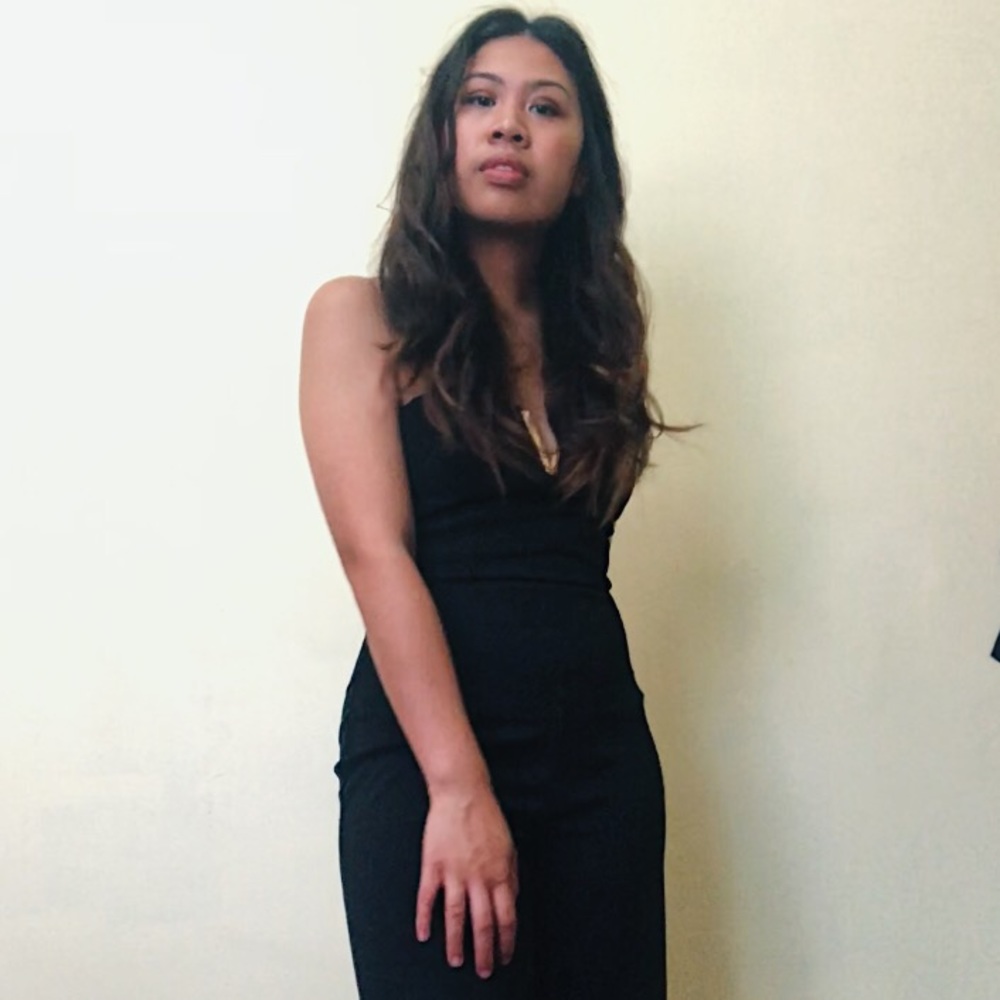 GUESS BLACK JUMPSUIT